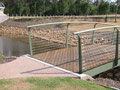 Bike Bridge on Cruiserlin handrail, Side View