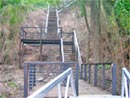 The lower set of stairs