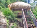 Covered mid-way shelter