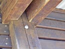15. exposed rafters and uprights