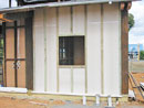 9. Sheeted walls