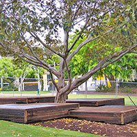 Riverside Green Seat Platforms