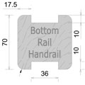 Queenslander Commercial Bottom Rail timber handrail design