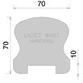 Queenslander Commercial Ladies Waist timber handrail profile