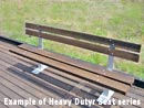 Heavy Duty seat 3.0m - Steel frame